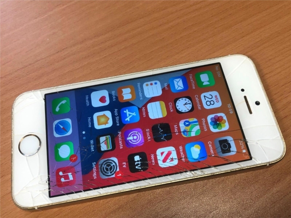 iPhone SE 16GB A1723 – Weißgold (entsperrt) Smartphone Handy