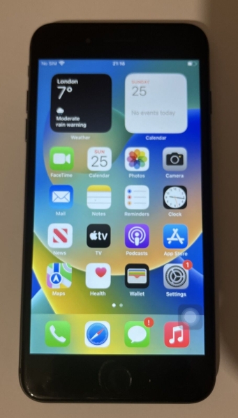 Defekt Apple iPhone 8 Plus 64GB schwarz entsperrt defekt defekt Handy keine Rückgabe