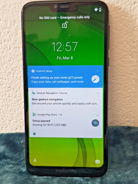 Motorola Moto G7 Power schwarz entsperrt 32GB 3GB RAM 6.2″ 12MP Android Smartphone