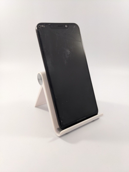 Motorola One Power schwarz entsperrt 32GB Android Smartphone geknackt defekt #H02