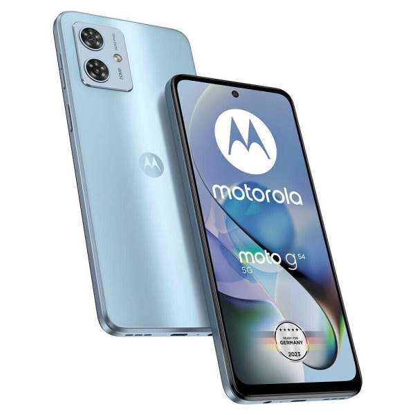 Motorola moto g54 5G Smartphone (6.5″) 8GB / 256GB Glacier Blue (OVP min. läd)