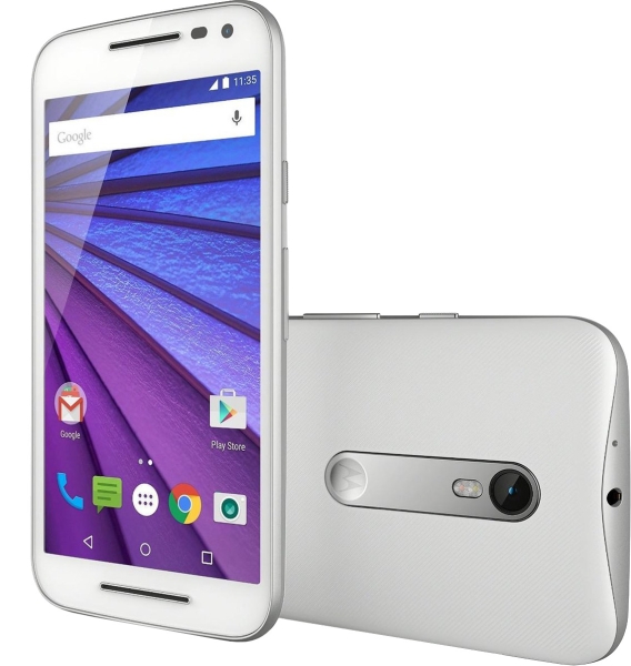 Motorola Moto G3 3 Gen Smartphone Handy 16 GB weiß Gut refurbished WOW