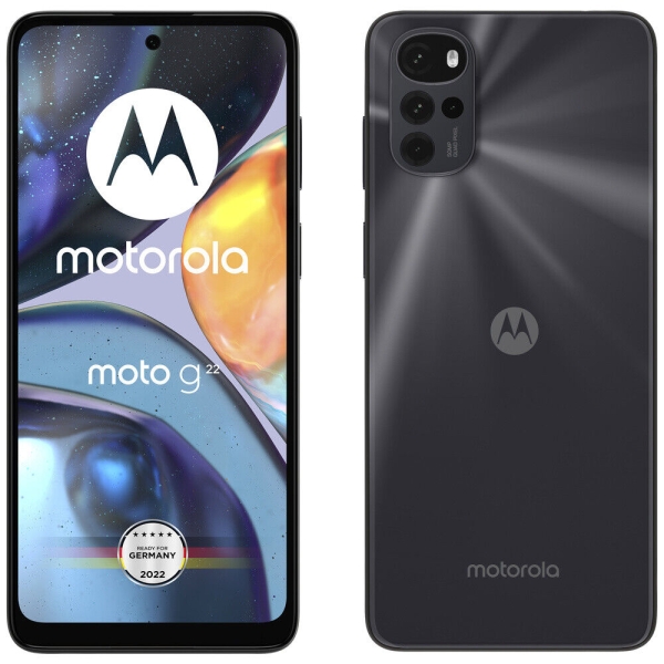 Motorola moto g22 Smartphone  64 GB 16.5 cm (6.5 Zoll) Schwarz Android™ 12 Du…