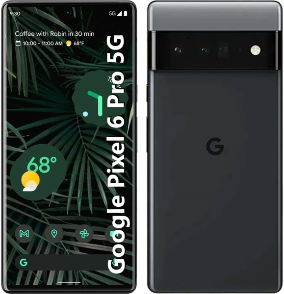Smartphone Google Pixel 6 Pro 5G 12GB+128GB 6,7 “ Stormy Black Schwarz Neu