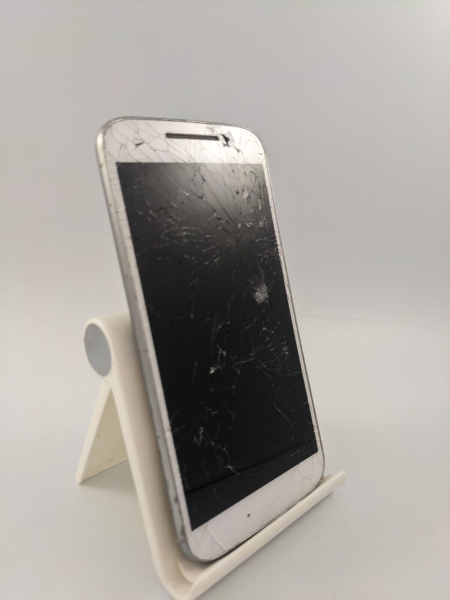 Motorola Moto G4 weiß entsperrt Android Smartphone geknackt defekt #G23
