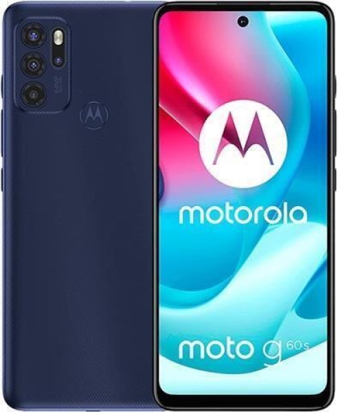 Motorola Moto G60s 128GB entsperrt Simfrei Blau Android Smartphone XT2133-2 D1