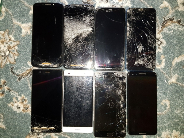 8X verschiedene Smartphones Huawei Motorola Google – UNGETESTET, AUSVERKAUF, AA1793