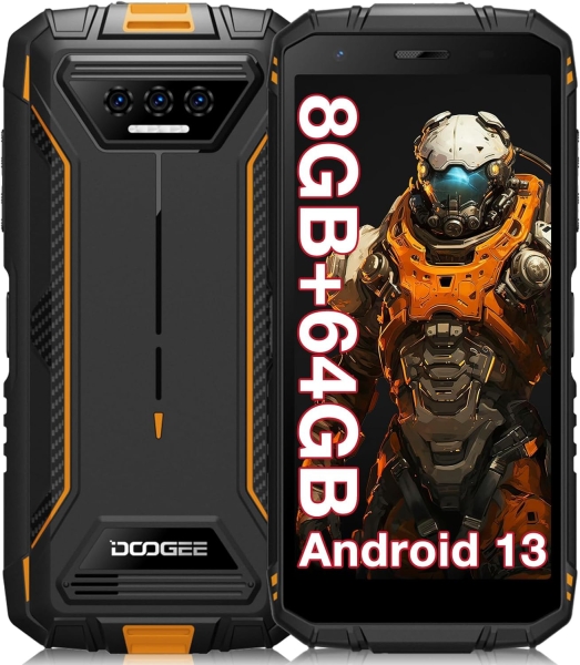 „Doogee S41T 2024 robustes Telefon, Android 13 robustes Smartphone, 6300mAh, 8GB + 5,5“