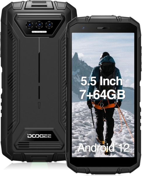„Doogee S41 Pro robustes Smartphone, robustes Telefon 7GB RAM & 64GB ROM/1TB TF, 5,5“