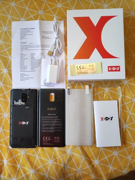 Smartphone Xgody Y27 16GB ROM + 64GB SD Card Neuwertig Komplett Set OVP