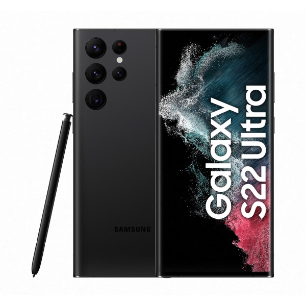 Samsung Galaxy S22 Ultra 5G 6,8″ DualSim Handy 128 GB Android Smartphone schwarz