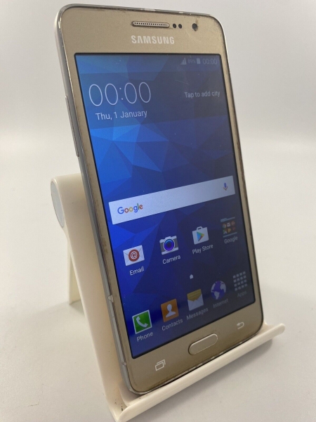 Samsung Galaxy Grand Prime VE Gold entsperrt 8GB Android Smartphone defekt #A02