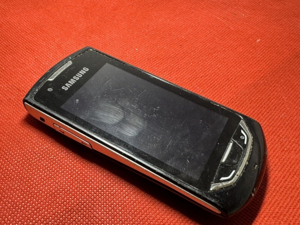 Samsung Monte S5620 Smartphone (entsperrt) dunkelschwarz