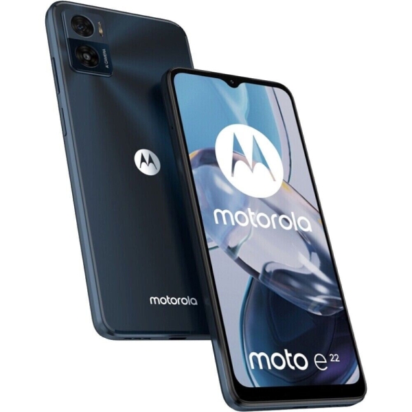 Motorola Moto E22 Smartphone 32GB 3GB RAM astro black LTE Triple-Kamera