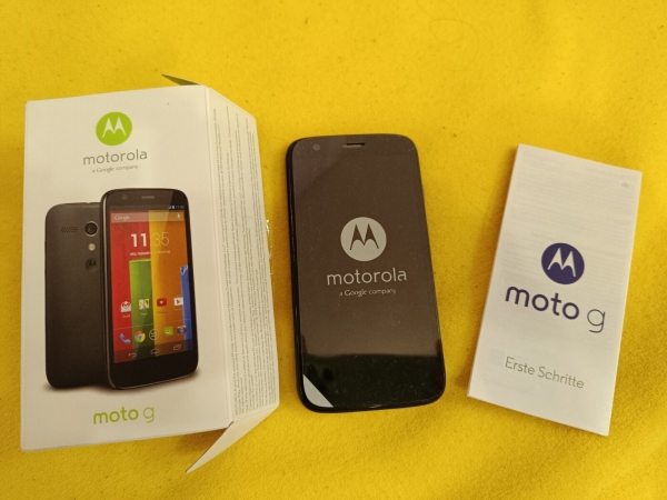 Motorola MOTO G 4G LTE – 8GB – Schwarz (Ohne Simlock) Smartphone, TOP Zustand