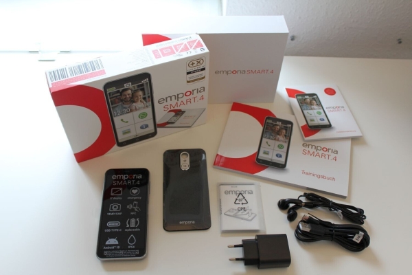 Senioren-Smartphone   Emporia Smart 4   Schwarz   Testsieger   Neu   OVP