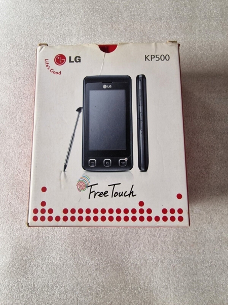 LG KP500 – Schwarzes Smartphone in OVP ungeprüft nur für Teile