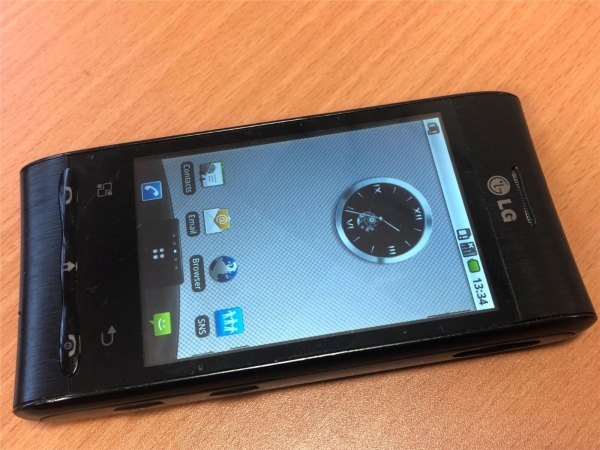LG GT540 Optimus schwarz (entsperrt) Android 2.1 Smartphone