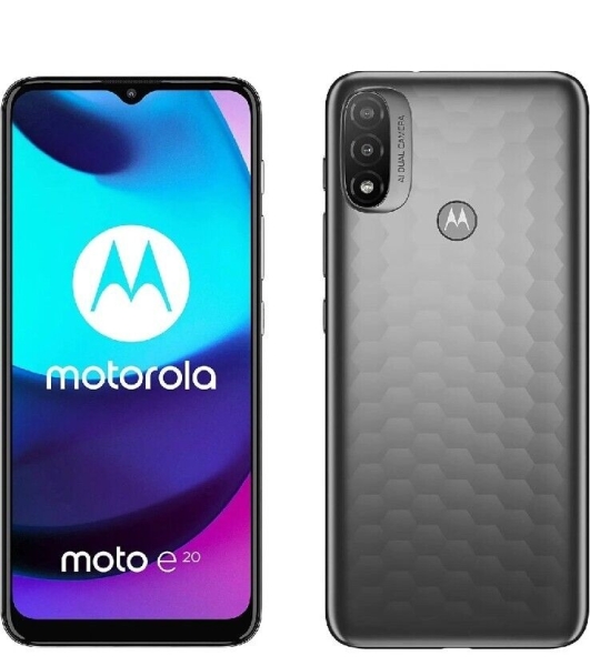 Motorola Moto E20 Smartphone 32GB 2GB RAM Dual SIM Graphite Grey