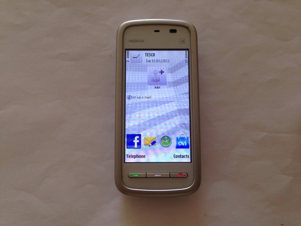 Nokia 5230 – Silber (entsperrt) Smartphone Handy