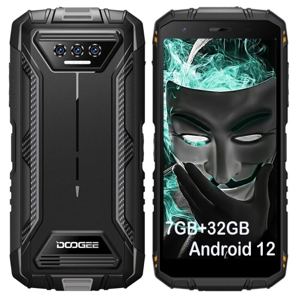 DOOGEE S41Pro Outdoor 4G Handy Ohne Vertrag 6300mAh 7GB+32GB Android Smartphone