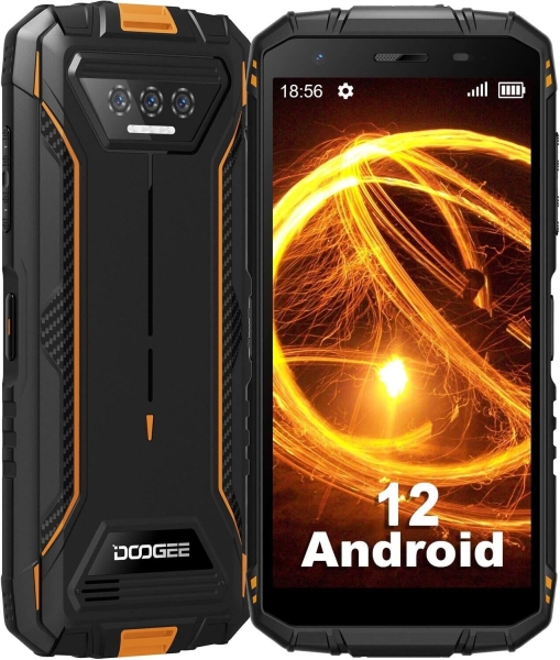 DOOGEE S41 Pro (2023) robustes Telefon, Android 12 robustes Smartphone, 6300mAh, 7GB