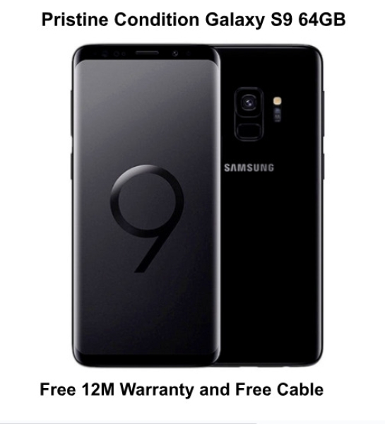 NEU Samsung Galaxy S9 – 64GB – entsperrt – schwarz – 12M Garantie – Smartphone