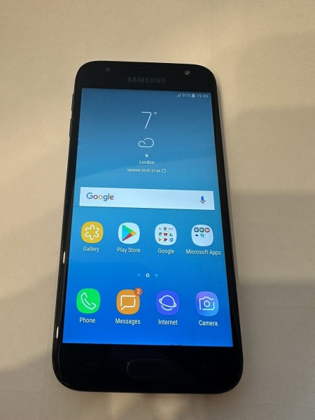 Samsung Galaxy J3 SM-J330F – 16 GB – blau (entsperrt) Dual Sim