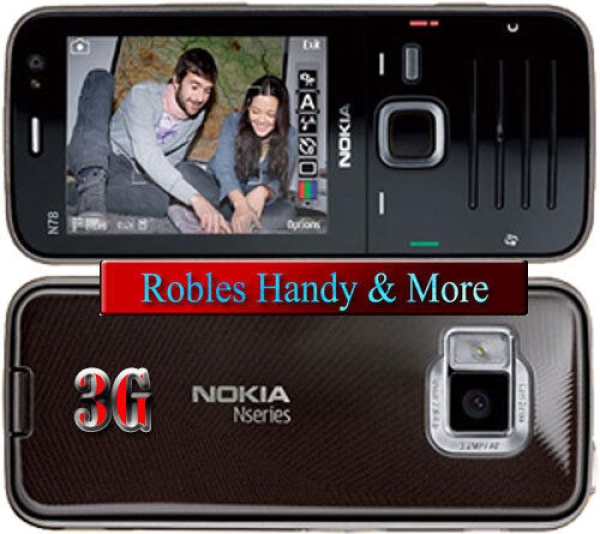 Nokia N78 Braun (Ohne Simlock)Smartphone 3,2MP Wlan 3G GPS 4Band Blitz Radio OVP