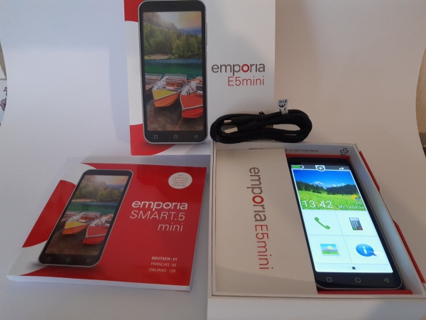 Kleines Smartphone, Emporia, auch für Senioren + Garantie 21 Monate