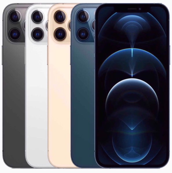 Apple iPhone 12 Pro Max verschiedene Farben & Aufbewahrung (entsperrt) Smartphone – gut