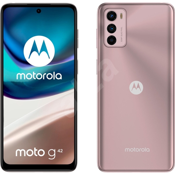 Motorola Moto G42 128GB Rose NEU Dual SIM 6,4″ Android Handy Smartphone OVP