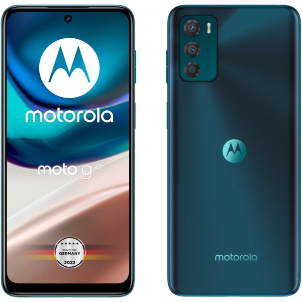 Motorola Moto G42 128GB Grün NEU Dual SIM 6,4″ Android Handy Smartphone OVP