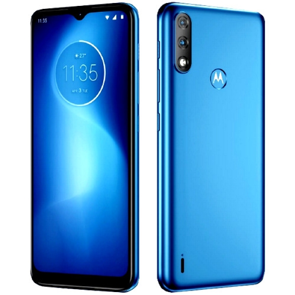 Smartphone Motorola Moto E7i Power – Android 2GB RAM 32GB Speicher Tahiti Blau