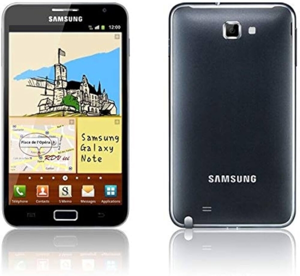 Sehr guter Zustand Samsung Galaxy Note GT-N7000 ENTSPERRT schwarz/weiß Smartphone VERSANDKOSTENFREI i9220