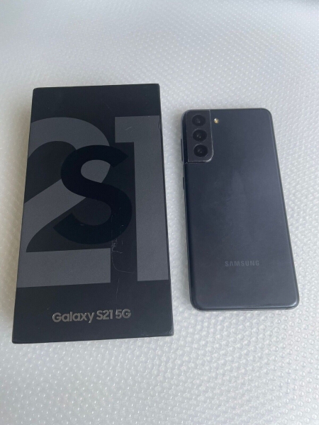 Samsung – Galaxy S21 5G SM-G991B – 128 GB – grau entsperrt Smartphone