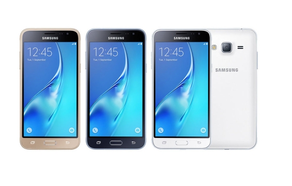 Samsung Galaxy J3 2016 8GB entsperrt 4G LTE Android Smartphone gold/weiß/schwarz