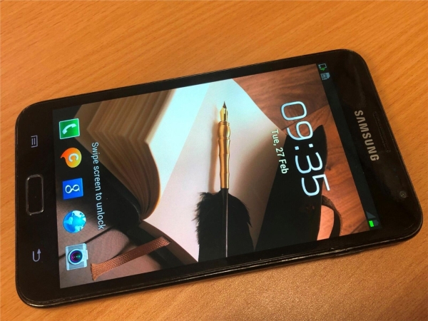 Samsung Galaxy Note N7000 – 16GB – Schwarz (entsperrt) Android 4 Smartphone