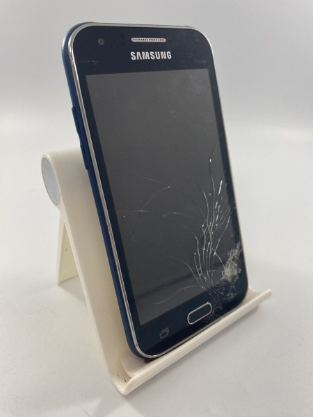 Samsung Galaxy J1 blau entsperrt 4GB 4,3″ Android Smartphone gerissen unvollständig