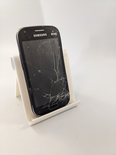 Samsung Galaxy S Duos 2 schwarz entsperrt Smartphone rissig unvollständig defekt #H02