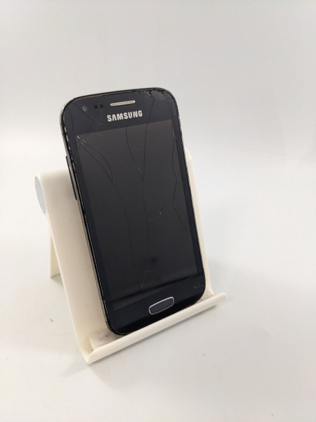 Samsung Galaxy Ace 3 schwarz entsperrt Smartphone rissig unvollständig defekt #H02