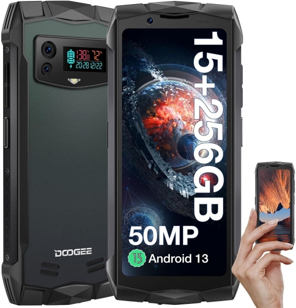 DOOGEE SMINI 4.5 ANDROID 13 4G LTE DUAL BILDSCHIRM WASSERDICHT ROBUSTES TELEFON