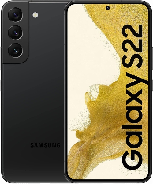 Samsung Galaxy S22 Dual SIM Smartphone 256GB Schwarz Phantom Black – Exzellent