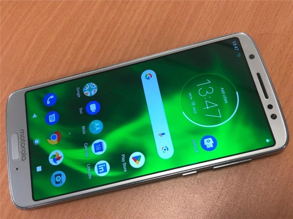 Motorola Moto G6 XT1925 32GB silber (entsperrt) Android Smartphone V guter Zustand