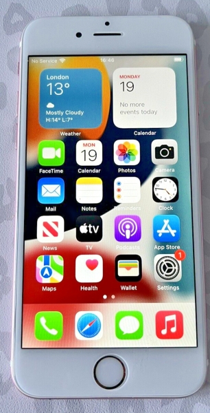 Apple iPhone 6s – 64GB – Roségold iOS 15.4 entsperrt 100 % Akku Gesundheit