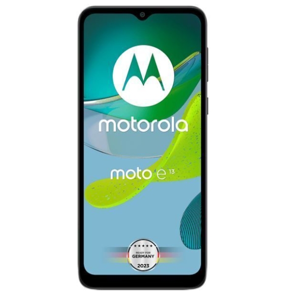 MOTOROLA E13 64 GB Cosmic Black Dual SIM Smartphone Handy
