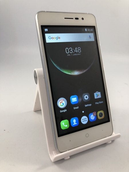 Dual Sim Doogee X10 8GB weiß & silber entsperrt Android Touchscreen Smartphone