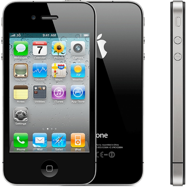 Apple iPhone 4 – 16 GB – Schwarz (entsperrt) Smartphone
