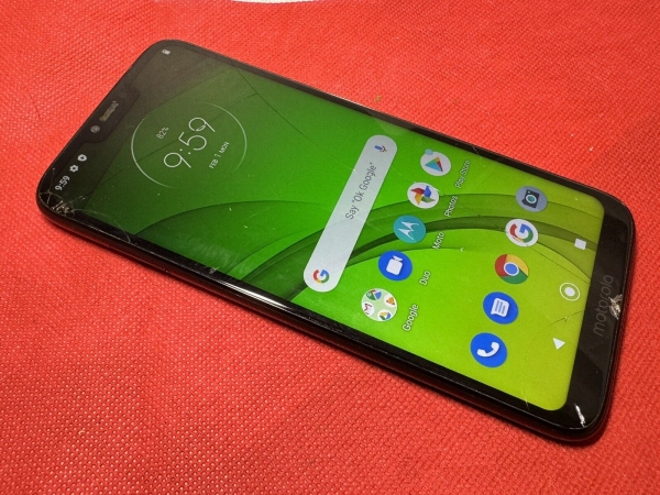 Motorola Moto G7 Power XT1955-4 Single SIM Smartphone schwarz defekt