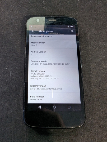 Motorola MOTO G – 8GB 1GB RAM 5MP (entsperrt) Smartphone – schwarz